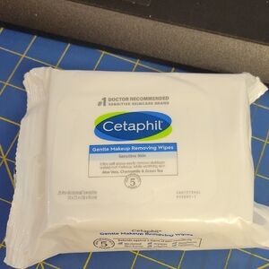 Cetaphil Gentle Makeup Removing Wipes 25ct Package New